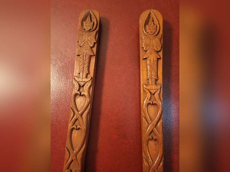 Fork and Spoon Wall Hanging - 39" and 41"