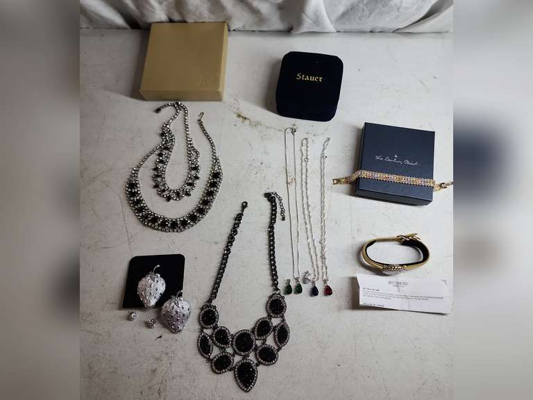 Assorted costume jewelry