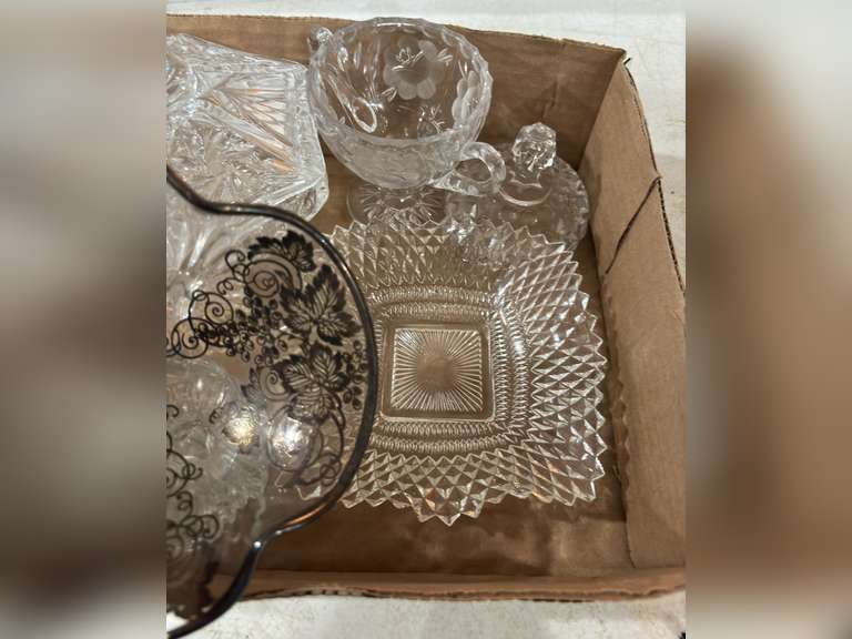 Assorted Lead Crystal Dishes
