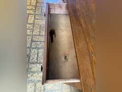 Wash stand. bottom doors need hardware. 51”t x 30” w x 16.5”d.