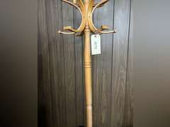Coat, hat and umbrella rack, 71” tall x 16”d.
