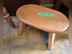 3 Legged stool and small stool.