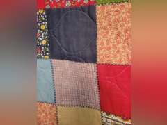 Quilted Throw - Store Made and Quilted Pillow