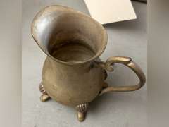 Decorative brass items.