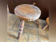 3 Legged stool and small stool.