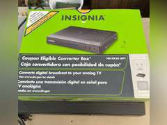 Orion Digital VCR (no remote ) & Insignia Converter Box. Appears new in box.