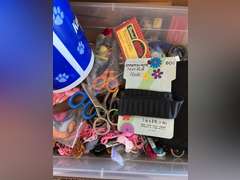 Large lot of sewing supplies.