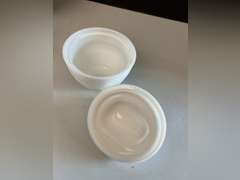 Milk Glass containers. 2 are Avon.