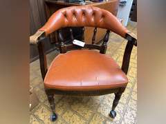 Vintage rolling desk chair