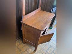 Wash stand. bottom doors need hardware. 51”t x 30” w x 16.5”d.