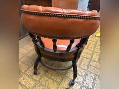 Vintage rolling desk chair