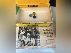 IBOLD cigar box with contents.