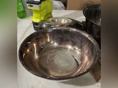 Silverplate Pieces with Misc Other Pieces