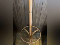 Coat, hat and umbrella rack, 71” tall x 16”d.