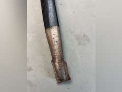 Sword in sheath, 36” long.