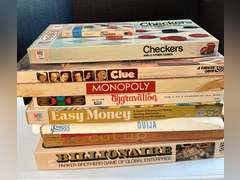 9 Board Games. Not sure they are complete sets.