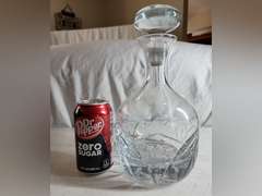 Block Crystal decanter
