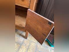 Wash stand. bottom doors need hardware. 51”t x 30” w x 16.5”d.