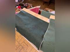 Pattern board, Tapestries and sewing supplies.