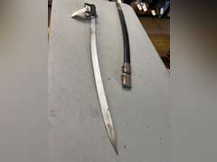 Sword in sheath, 36” long.