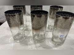 Vintage Queens Luster Glasses