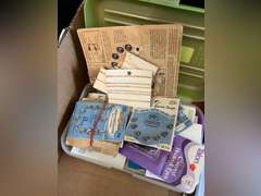 Large lot of sewing supplies.