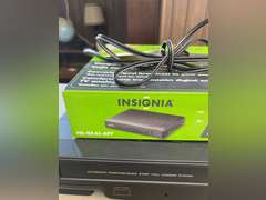 Orion Digital VCR (no remote ) & Insignia Converter Box. Appears new in box.
