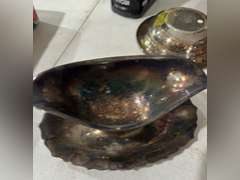 Silverplate Pieces with Misc Other Pieces