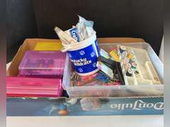Large lot of sewing supplies.