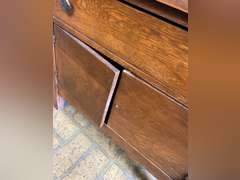 Wash stand. bottom doors need hardware. 51”t x 30” w x 16.5”d.