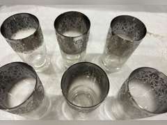 Vintage Queens Luster Glasses