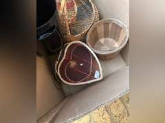 Large box of baskets
