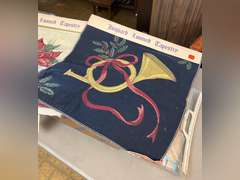 Pattern board, Tapestries and sewing supplies.