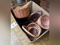 Large box of baskets