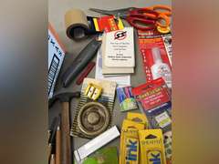 Miscellaneous items from the junk drawer.