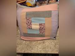 Quilted Throw - Store Made and Quilted Pillow