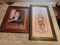 2 Framed Wall Art Pieces - possible Home Interior