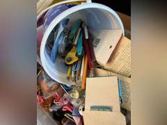 Large lot of sewing supplies.