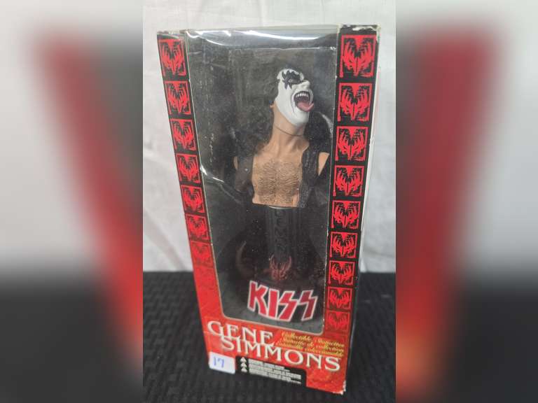 Gene Simmons Collectible Statuette, original packaging