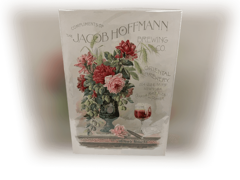 Jacob Hoffman brewing company paper sign approx 21” x 30”