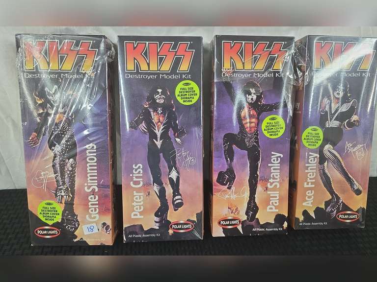 KISS Destroyer Model Kits, original packaging