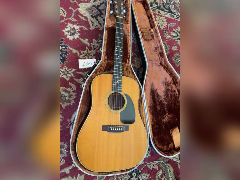 1978 C.F. Martin & Co. H D-28, serial number 408614 Pick Guard is raised on corner, otherwise appears excellent condition (see all photos)