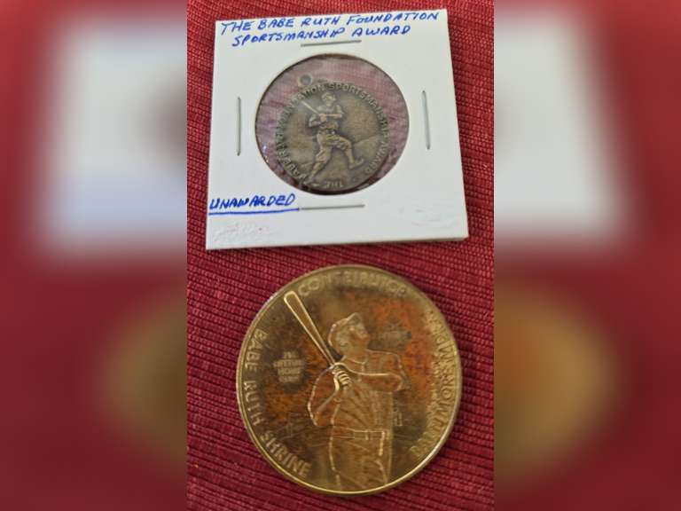 Babe Ruth Foundation - Sportsmanship Award & Shrine Contributor Token ...