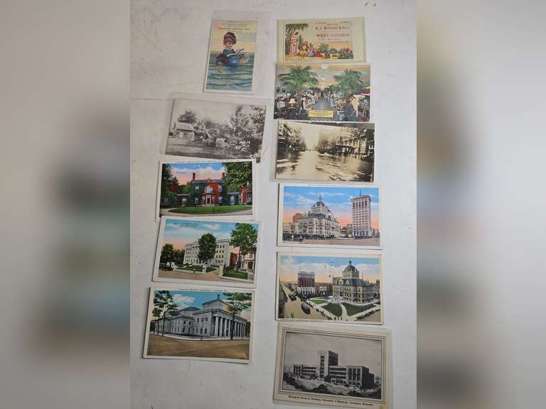 Nice Group of Lexington & Louisville, KY Postcards, Trade Cards, Many
