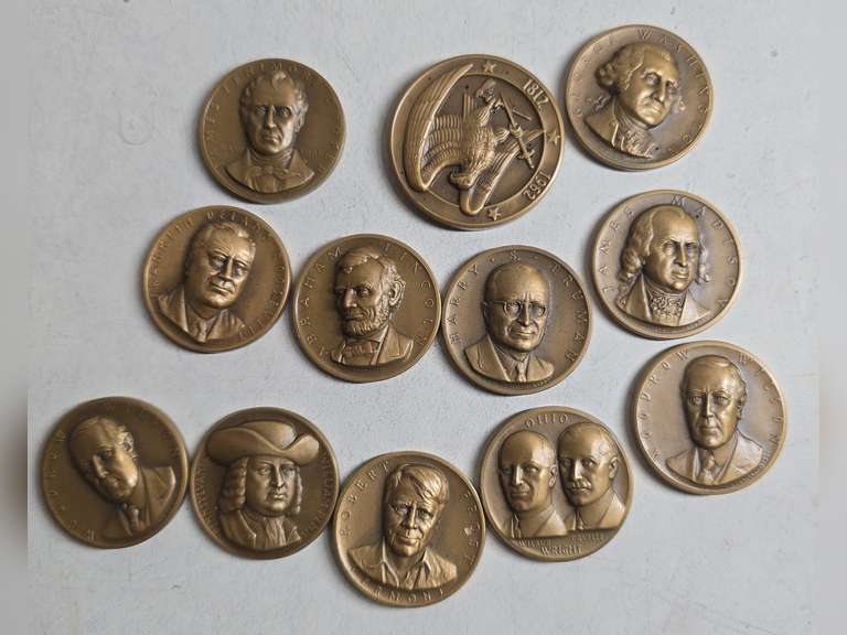 Group of Medallic Art Co. Presidential & Patriotic MedalsWell Made 1 1