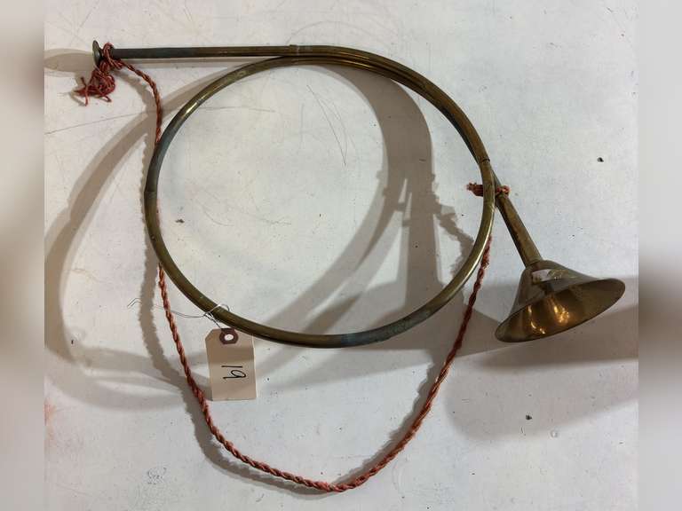 Ornamental brass horn
