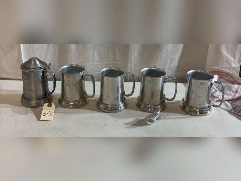5 Aluminum mugs