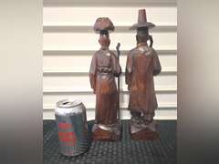 Hand Carved Asian Men