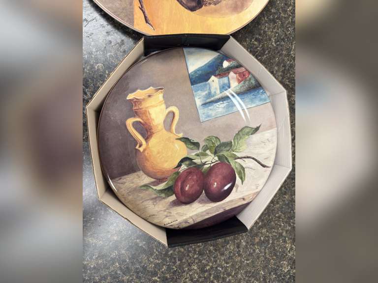 Dinner plates and platter - donated by Staffordsburg United Methodist