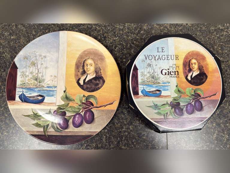 Dinner plates and platter - donated by Staffordsburg United Methodist